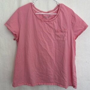 5/$25 Carole hochman xxl pink tee 134